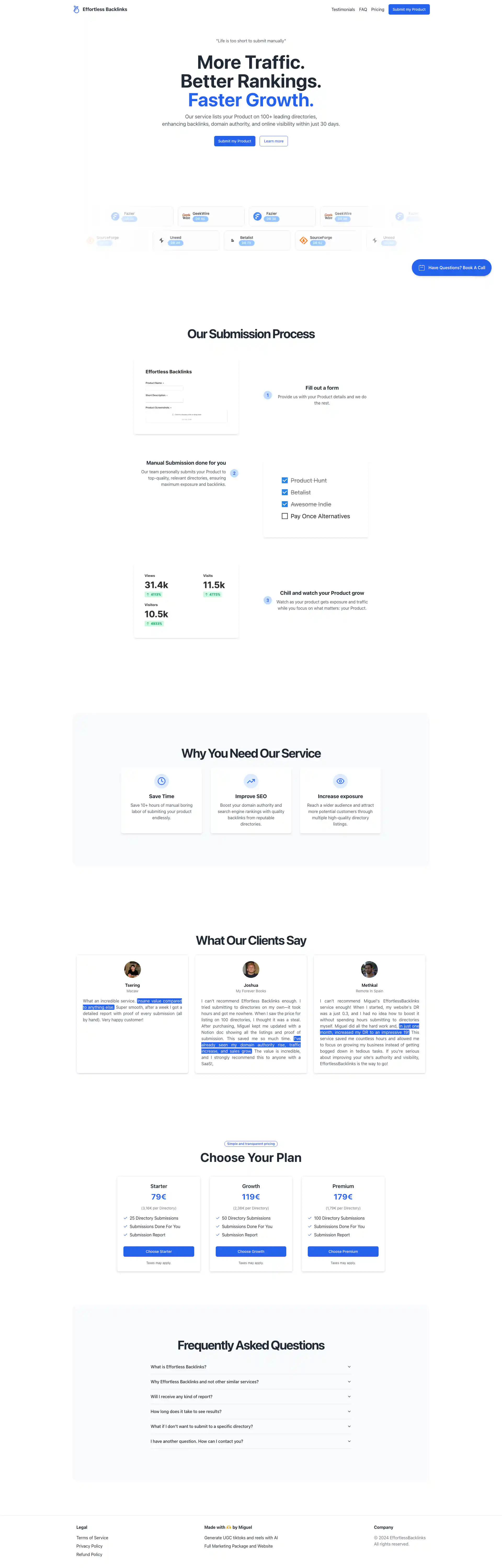 Effortless Backlinks