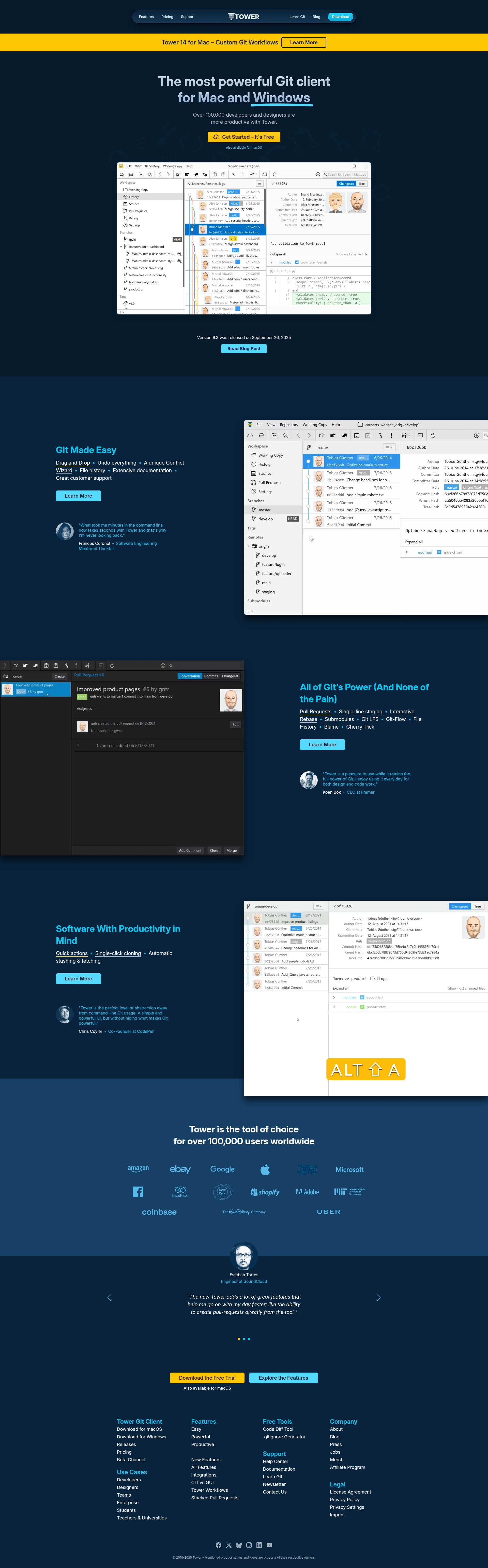 Tower – Git client for Mac and Windows