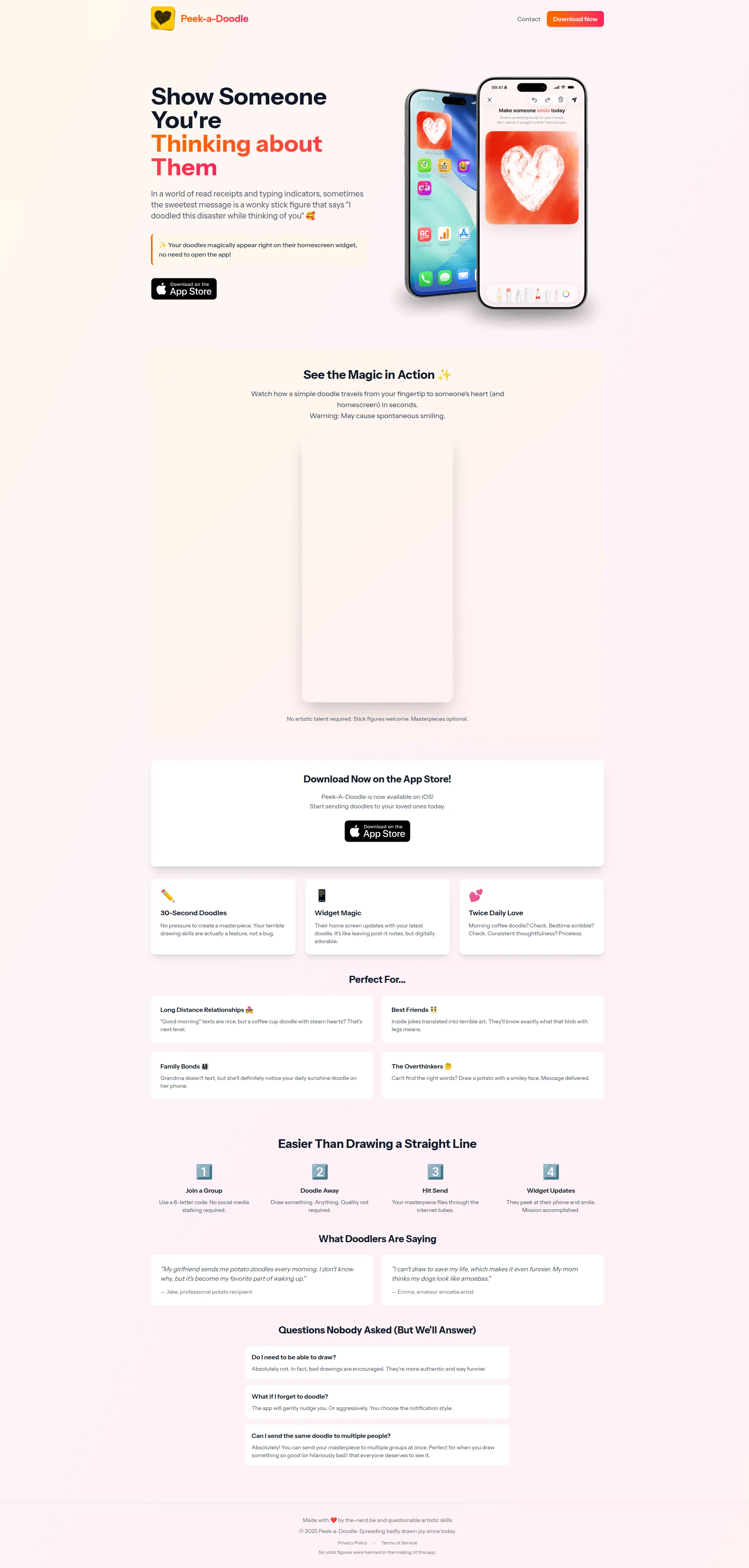 Peek-a-Doodle for iOS & iPadOS